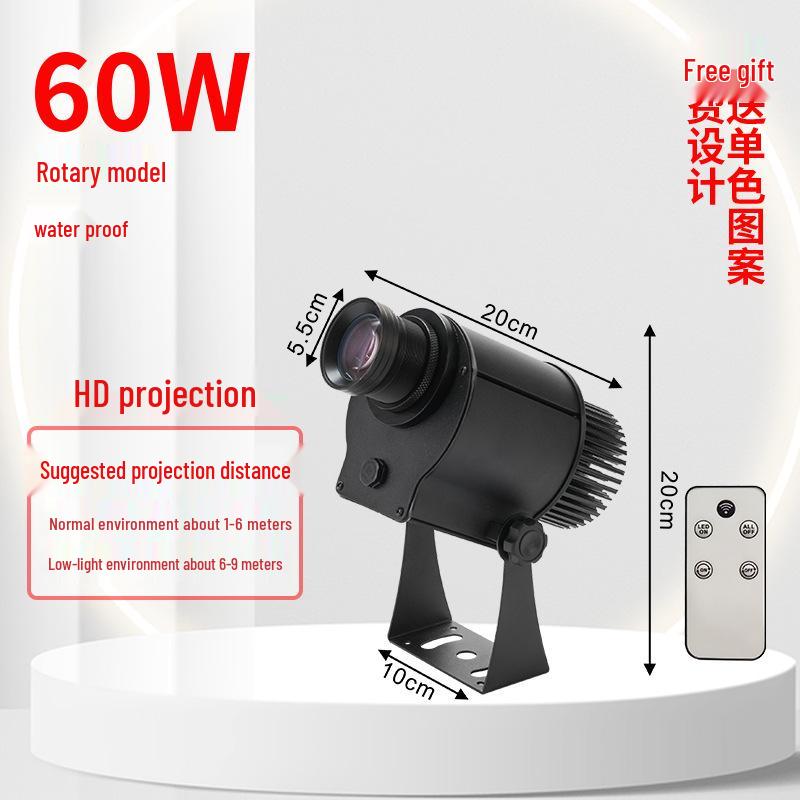 Водонепроницаемый наружный проекционный прожектор с логотипом для рекламы