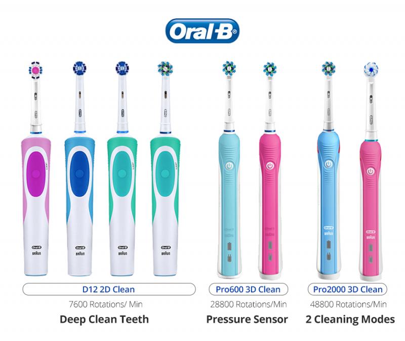 Насадки на электрическую зубную щётку Oral B Vitality
