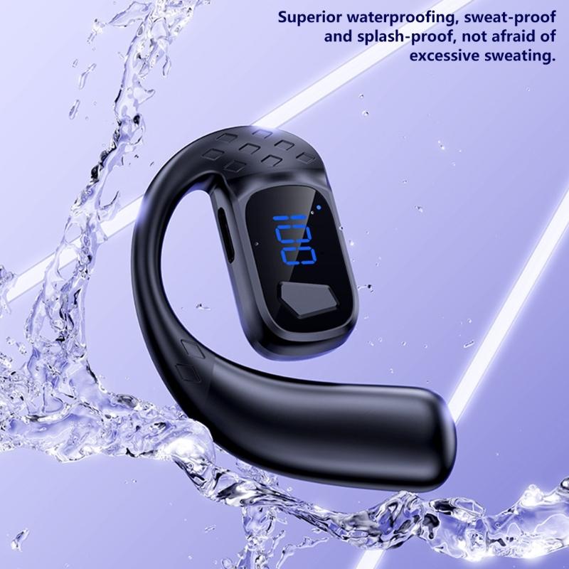 T30pro Вращающиеся моногарнитуры с поддержкой Bluetooth и светодиодным индикатором питания для долгих разговоров и занятий спортом на открытом воздухе