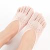 Женские летние хлопковые носки с раздельными пальцами - невидимые носки-лодочки с пятью пальцами