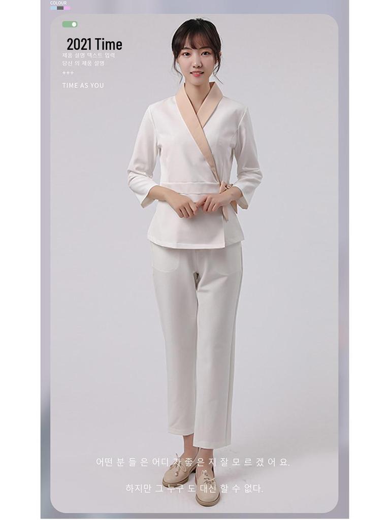 Duozhi Beautician Uniform for Women - Spa, Sauna, and Skin Care