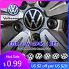 2026 Горячие Для Volkswagen VW 4 шт. 55 мм 56 мм 65 мм 63 мм Стайлинг Автомобиля Центральные Колпачки Колес Колпачки Ступицы Значки Аксессуары Для VW Volkswagen