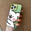 Милый Аниме Чехол для Телефона Пара Любителей Собак для IPhone 11 12 13 14 15 16 Pro Max X XS MAX XR SE 7 8Plus Ударопрочный Бампер Жесткий Чехол