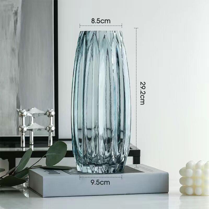 Ваза Стеклянная ваза Украшение дома Украшения Цветочная композиция Ваза для цветов
