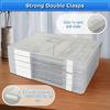 A4 Transparent Storage Box Plastic Document Paper Filling Case File Storage Cases Portable Project Case Clear Document Holder