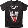 Хлопковая черная футболка с коротким рукавом Gene Simmons