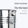 Thickened Stainless Steel Ice Bucket for Bars - Ideal for Champagne, Beer, and Wine.