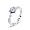 Lindon Classic 925 Sterling Silver Zircon Ring Ladies Jewelry Wedding Promise Party Gift