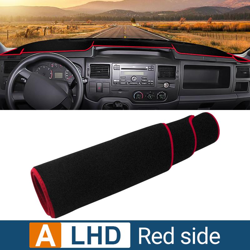 Накладка на панель приборов для Ford Transit 2002 2003 2004 2005 2006 2007 2008 2009, противосолнечный коврик на приборную панель, противоскользящая подкладка, аксессуары