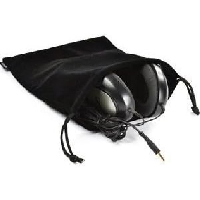 Cosmos 5 Pcs Portable Headphone Carrying Bag Travel Headset Storage Pouch Soft Drawstring Headphone Case Bag for Over-Ear Headphones Gaming Headset