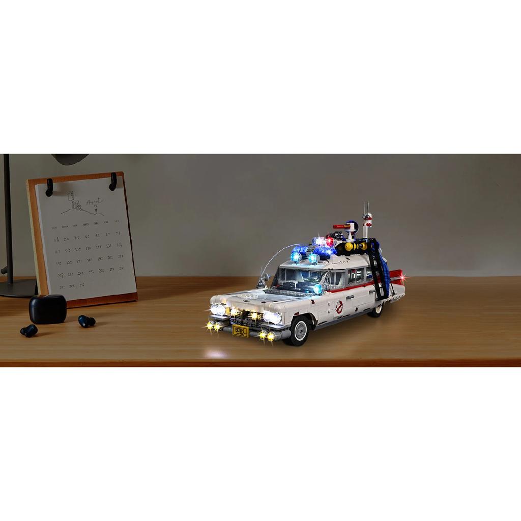 Светодиодный набор для LEGO Ghost Busters ECTO-1 #10274 Строительные блоки Не включает детали модели
