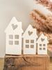 Heart House Concrete Silicone Mold DIY Handmade Candle Making Supplies Гипсовые дома Литейные формы Инструменты для поделок из смолы Домашний декор