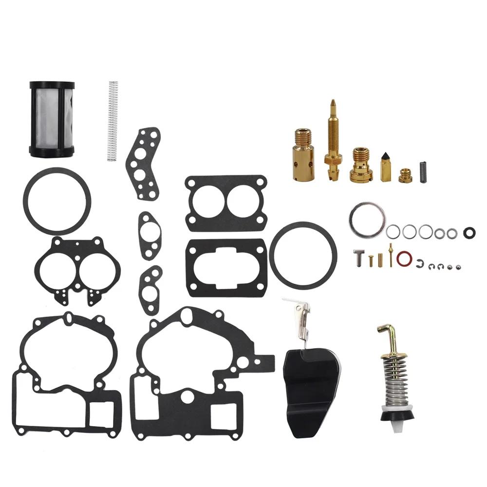 Carburetor 3302- 804844002 Rebuild Kit For Mercruiser Marine 2Barrel 3.0L 4.3L 5.0L 5.7L