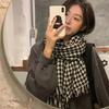 Qiandongge scarf autumn and winter new shawl outer scarf women's winter high-end imitation cashmere printing warm and soft