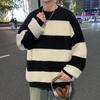 Unisex Japanese Striped Sweaters: Harajuku Retro Knit, New Autumn/Winter Styles, High-End Fashion