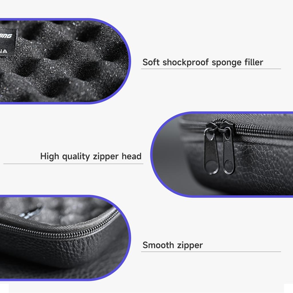 Профессиональная спиннинговая катушка для зимней рыбалки, защитная сумка для катушки, рыболовная катушка, искусственная кожа, гладкая молния, мягкая противоударная губка, набивка, рыболовные аксессуары