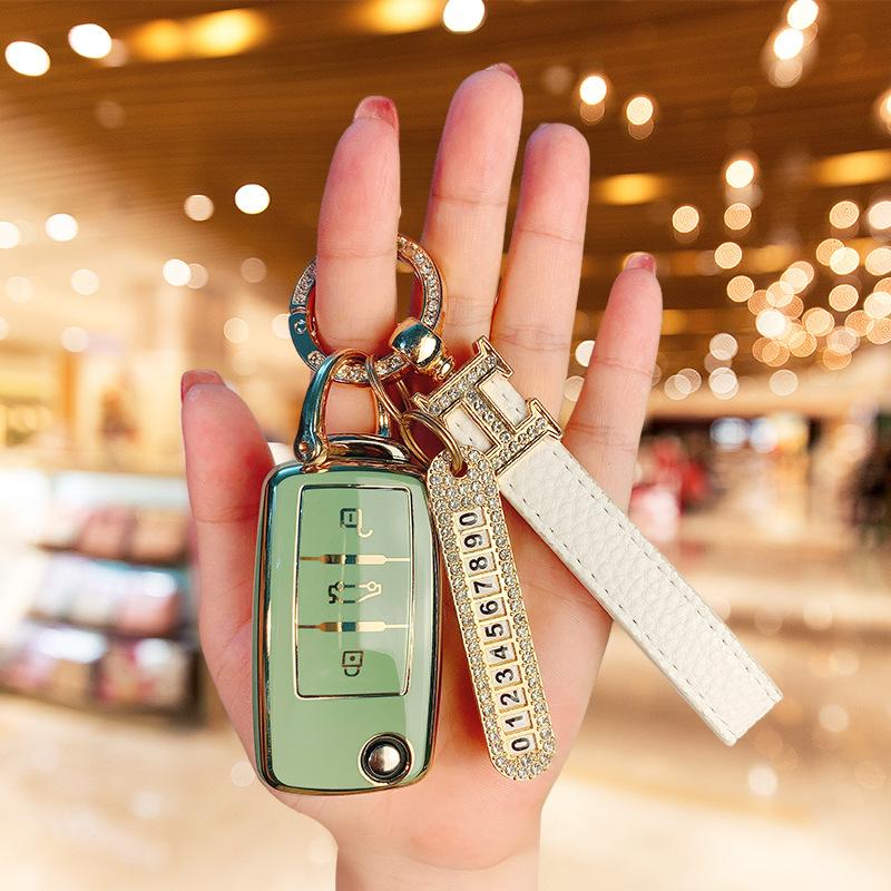 Подходящий чехол для ключа Volkswagen Langyi Suiteng Bora корпус Santana polo Lingdu пряжка Golf Tiguan сумка