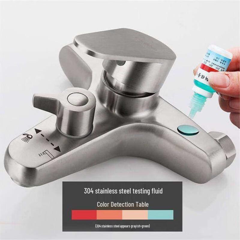 OEING 3-Way Stainless Steel Shower Mixer with Hot & Cold Water Control