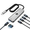 USB C Hub 10Gbps 5-портовый USB Gen 2 высокоскоростной адаптер для передачи данных, концентратор расширения, только передача данных, быстрая зарядка PD 100 Вт, тонкий
