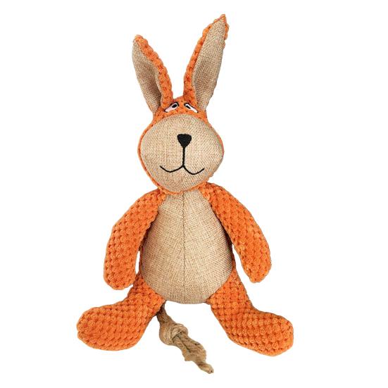 Плюшевая игрушка для собаки Интерактивная пищалка Мягкая игрушка в виде утки, кролика, осла, собаки Игрушка для жевания для собак, которые много грызут Маленькие, средние, большие собаки Любители апортировки