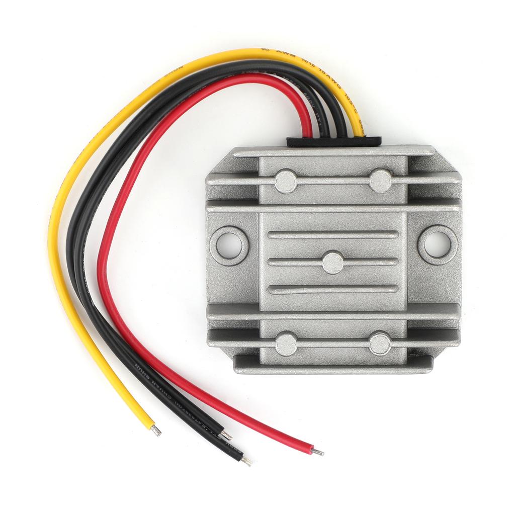 Areyourshop Водонепроницаемый 12В/24В на 5В 3А 15Вт Понижающий DC/DC Преобразователь Напряжения Регулятор