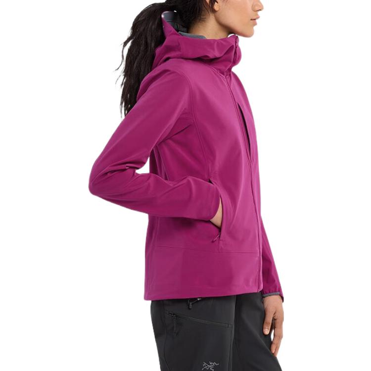 Arcteryx Gamma MX Женская теплая прочная мягкая куртка-софтшелл с капюшоном, вышитый логотип бренда, куртки 30098
