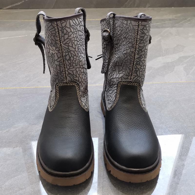 Специальное предложение: Короткие ботинки из натуральной кожи — унисекс, ретро-стиль для верховой езды и Мартина, дышащие и модные