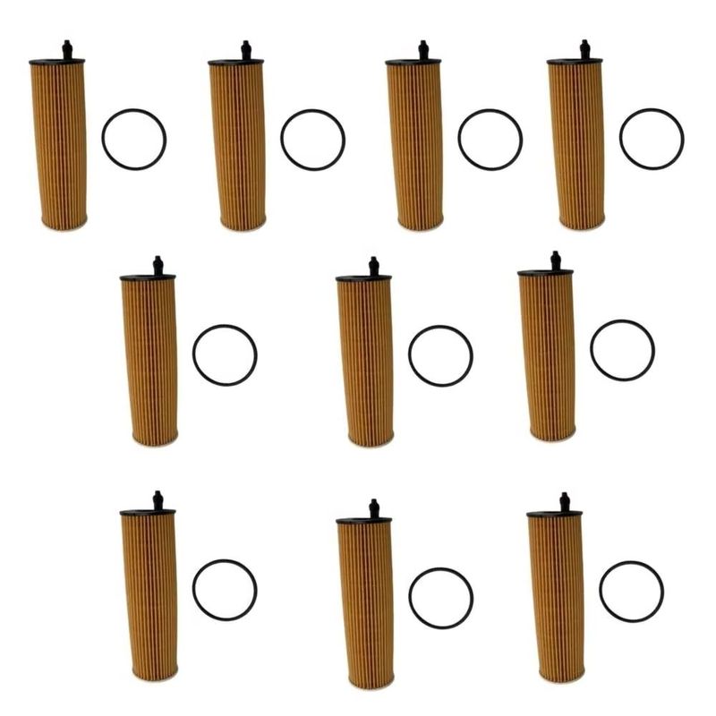 1/6/10Pcs A6541801100 Engine Oil Filter Kit For Mercedes Benz C180d c220d E300D E220D S350D S400D W205 W247 C180d 6541801100