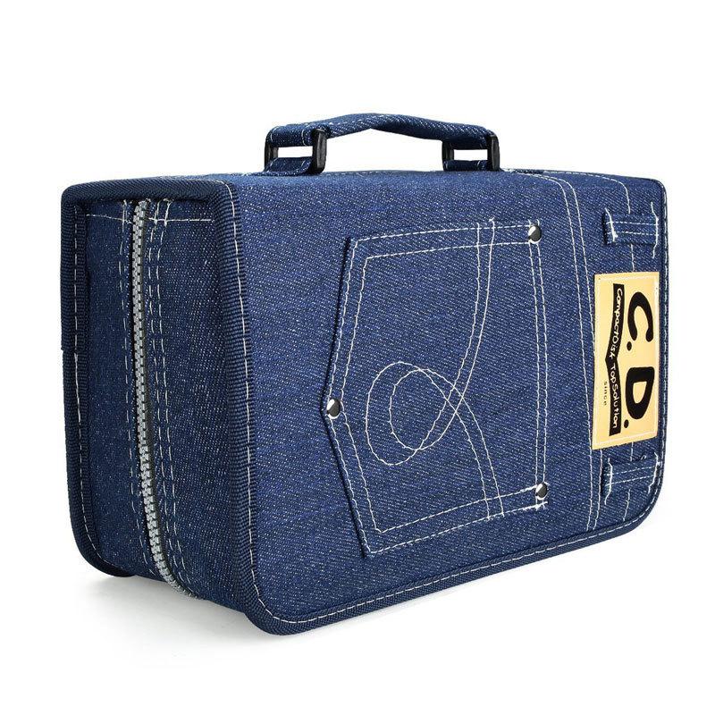 Portable Travel Storage Bags DVD CD Storage Package Capacity 128 Sleeve Collection Bag High Quality For Car And Home
