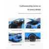 1/32 BMW M4 Coupe Sports Car Alloy Die Casting Metal Model Sound & Light Pull Back Toy Trendy Collect Ornament Boys Toy Present