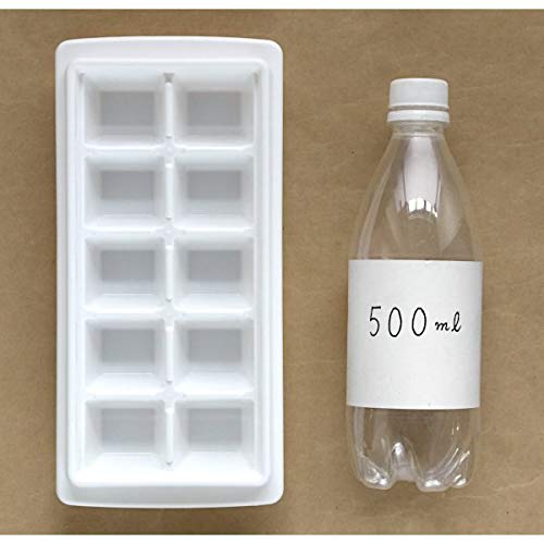 Inomata Chemical Co., Ltd. Large Ice Cube Tray, 10 Pieces