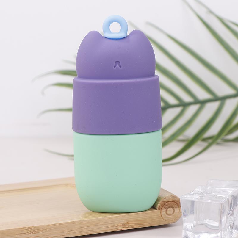 Силиконовый ледяной ролик для лица, многоразовый ледяной массажер для лица для женщин и девушек, устраняет отечность лица по утрам, прост в использовании