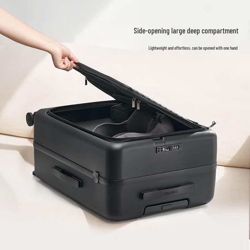 OIWAS OCX6641G 24-Inch Hardshell Luggage with Side-Opening Lid