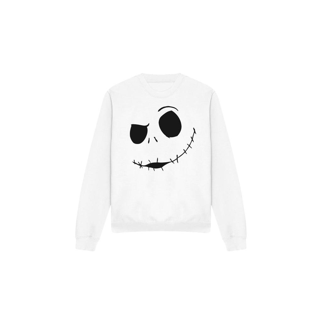 The Nightmare Before Christmas Unisex Adult Jack Face Sweatshirt
