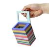 3-Inch Photo Frame Magnet Design Frame for Polaroid Photo Mini Acrylic Magnetic Picture Frames Transparent Acrylic Display Stand