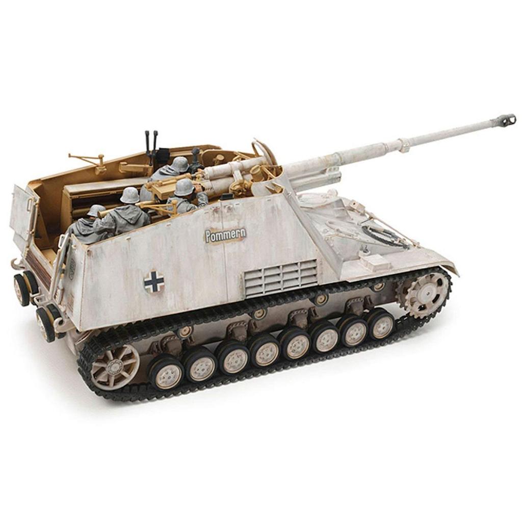 Tamiya 135 Военная миниатюра Серия № 335 Немецкая армейская тяжелая противотанковая самоходная пушка Nashorn Пластиковая модель 35335