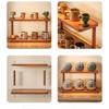 1PC cup holder, shelf, dining table, countertop, cup storage, desktop tea cup, water cup, coffee cup, tea set, finishing and display shelf