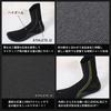 FELLOW Surf Boots ALL3mm Ninja Tabi Socks Ninja Tabi Водонепроницаемые серфовые японские стандартные гидрокостюмы для рифов Мужские Женские Черные 26 см