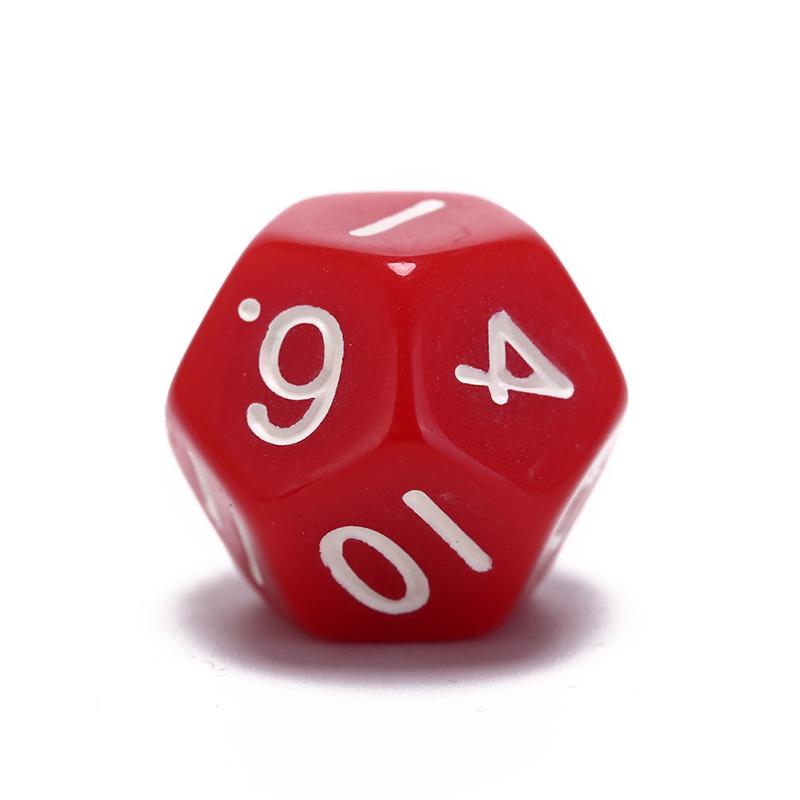 1 шт. акриловая 12-сторонняя матрица многосторонняя игральная кость для забавной вечеринки в клубе, играющей в игру