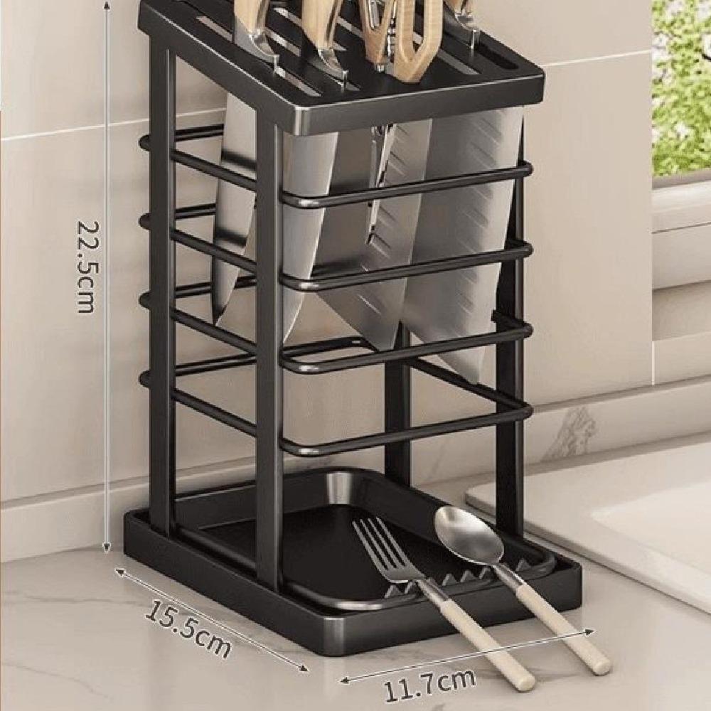 Square Kitchen Utensils Storage Holder Plating Kitchen Countertop Storage Rack  Kitchen Use