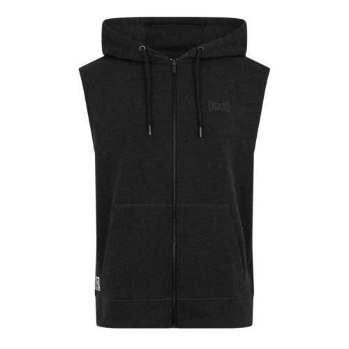 Everlast Mens Box Logo Sleeveless Full Zip Hoodie