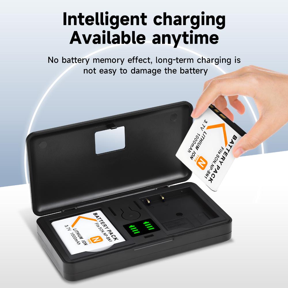 PALO 1000 мАч NP BN1 NP-BN1 Аккумулятор np bn1 Аккумуляторы для камер + чехол для зарядного устройства ЖК-дисплея для Sony Cyber-shot DSC-QX10 TX100 TX300 W730