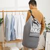 71L Laundry Bag Laundry Basket Room Organizer Backpack with Adjustable Shoulder Straps and Pocket Clothes Hamper