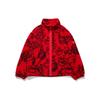 Li-Ning Бархатная спортивная куртка с мультяшным рисунком Daily Progress, спортивная куртка унисекс, красная AFDT007-2