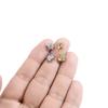20pcs Stainless Steel Heart Zircon Charms Star Beads Jewelry Findings DIY Exquisite Necklace Bracelets Supplies Earrings Making