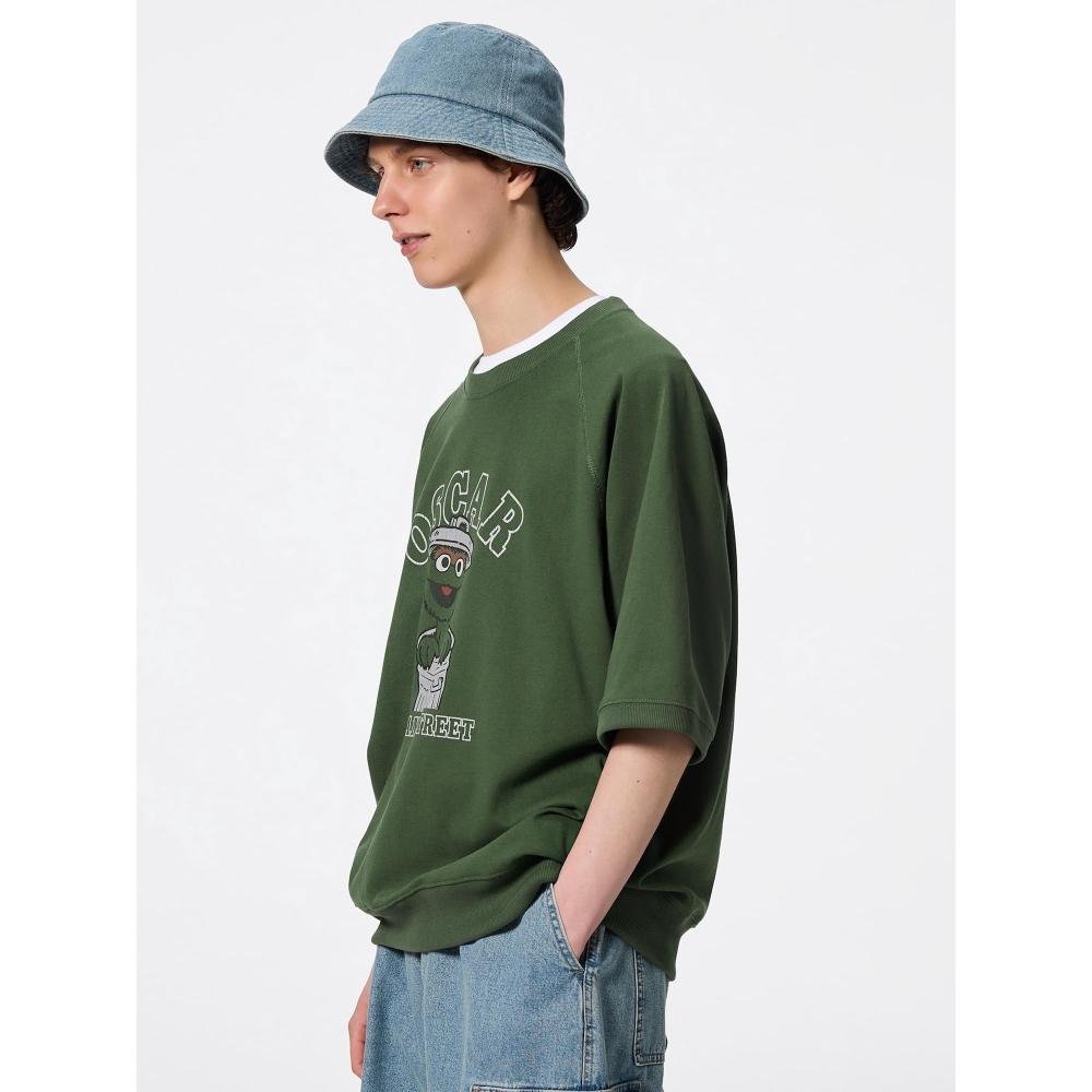 GU by Uniqlo Футболка с 5 рукавами Улица Сезам