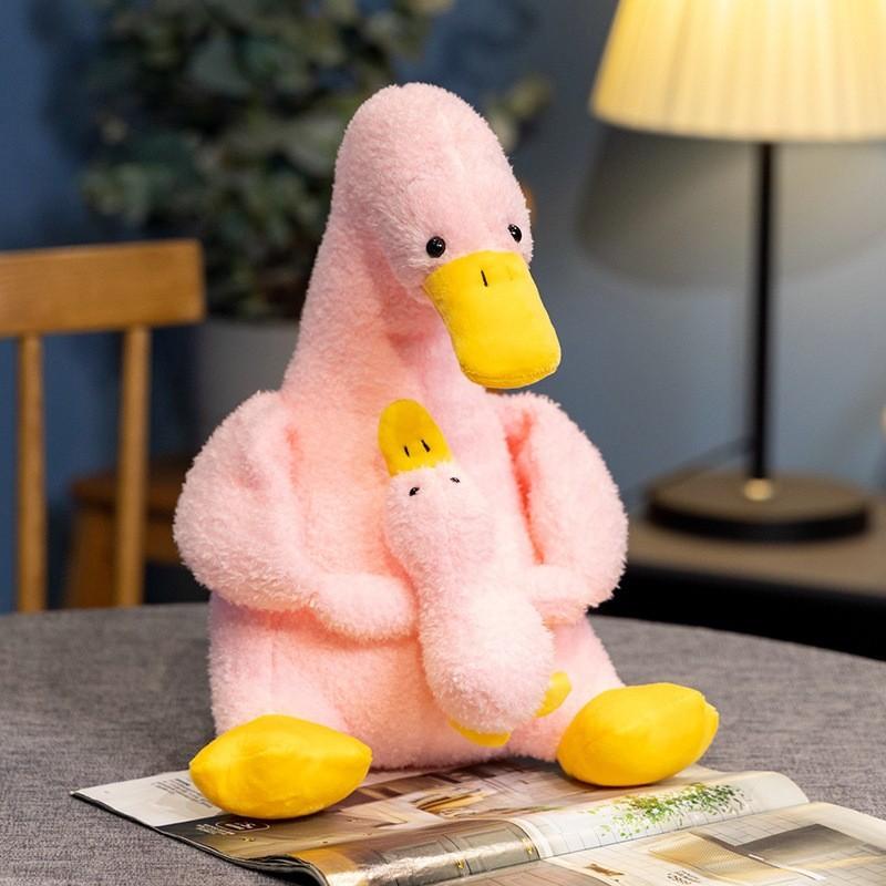 Mother And Duck Duckling Plush Toy Stuffed Animal Cartoon Doll Gift Decor Home