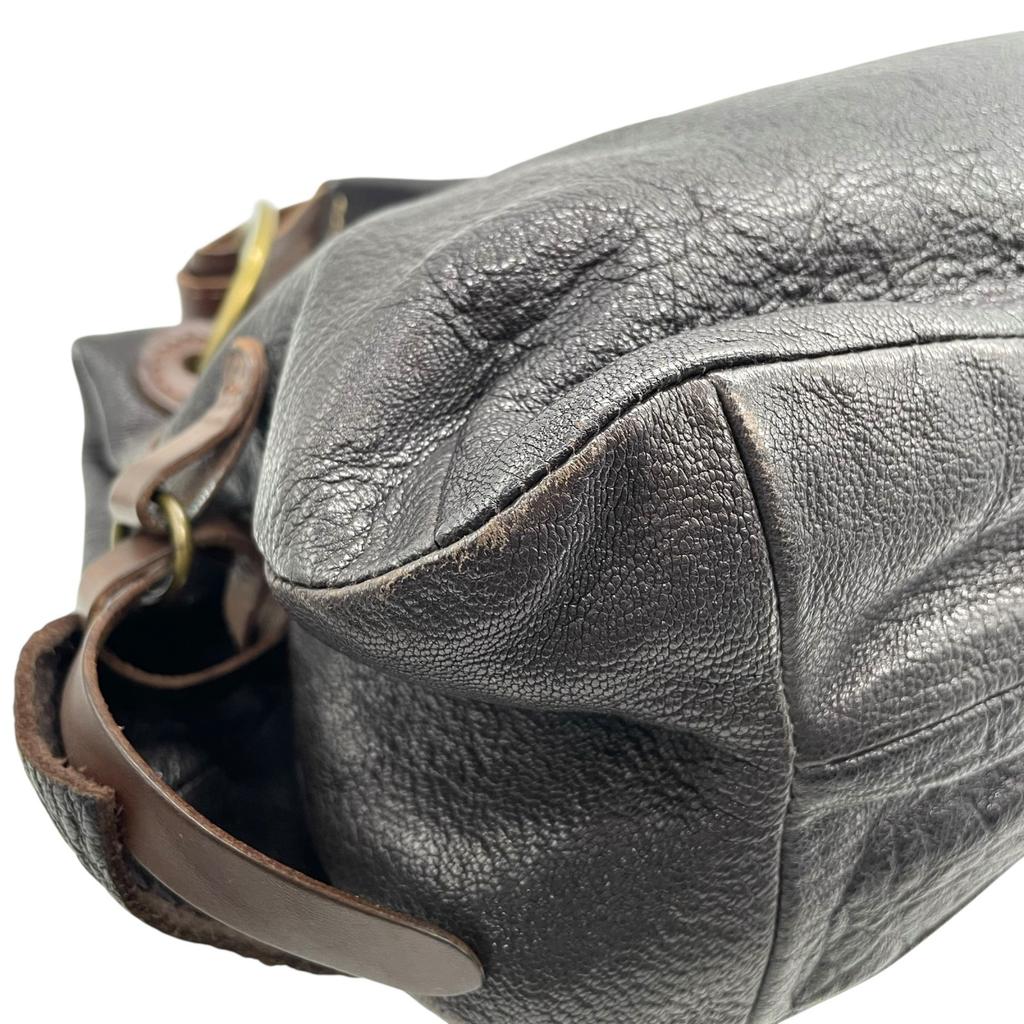 Used gentenHandbag Brown leather Women