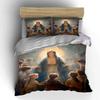 Religious figure with halo. Bedding sets Duvet cover sets Duvet covers Pillowcases(1 * Duvet Cover 2 * Pillowcases without duvet insert)