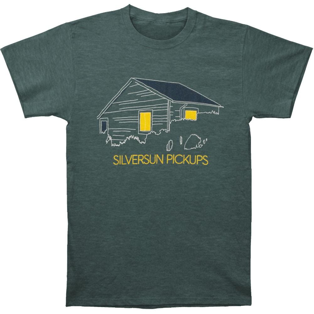 Men's Silversun Pickups Neck Of The Woods Tour 2013 Slim Fit T-Shirt Mens Womens Tees Top